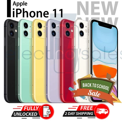 $499.99 • Buy NEW Apple IPhone 11 A2111 AT&T T-Mobile Verizon Sprint (GSM+CDMA) UNLOCKED🔓