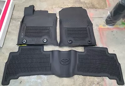 2013 - 2024 Toyota 4runner Oem All Weather Floor Liners Pt908-89160-02 • $127