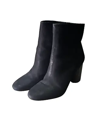 Sam Edelman Boots Women's Corra Black Suede Chunky Heel Size 10 Womens • $20
