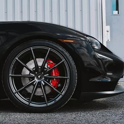 21  Vorsteiner V-FF 109 Graphite Concave Forged Wheels Rims Fits Porsche Taycan • $2940