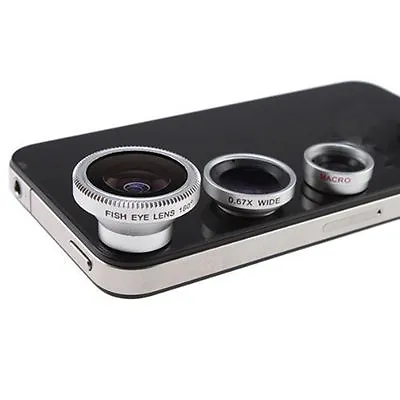 £44 • Buy 3 In 1 Camera Lens Kit Designed For Apple IPhone 4 4S IPad