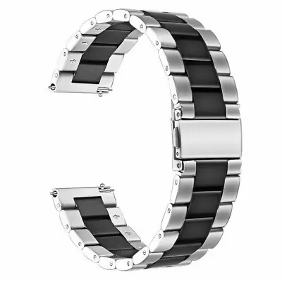 Stainless Steel Strap Band Clasp Metal Watch Bracelet Replacement 18/20/22mm USA • $12.69