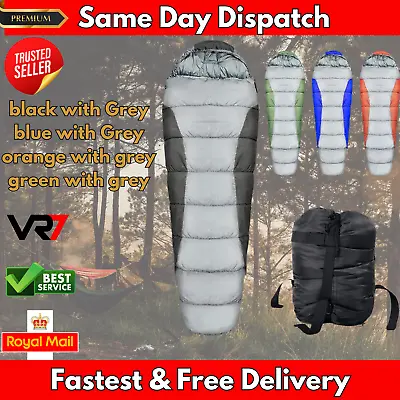 Sleeping Bag-Perfect For Camping Hiking And Outdoor Adventures Sleeping Bags • £25.99