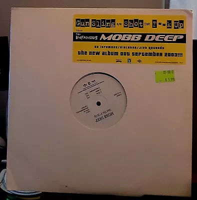 Mobb Deep Gun Sling (Rude Boy)-Shot The Fuck Up 12   Promo 2003 Prodigy Havoc VG • $5