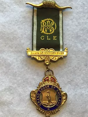 £12 • Buy RAOB Buffalo Dawn Of Victory Lodge 7695 Medal  1964