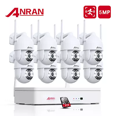 ANRAN 8CH 5MP Wireless Security Camera System WiFi PTZ Outdoor CCTV Full Colour • $621.99