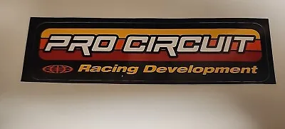 PRO CIRCUIT Sticker Decal Motocross MX SX Vintage AHRMA  • $13.68