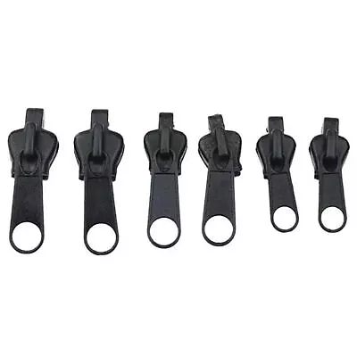 6PCS Instant Zippers Fix Repair Kit Zip Slider Pulls Pullers Replacement Sewing • $6.91