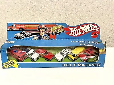 Vintage 1982 Hot Wheels Six H.E.L.P Machines ULTRA RARE NEW IN BOX FULL SET • $575