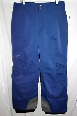 Nwt New Mens Marmot Motion Cord Pant Snowboard / Ski Pants #70570 Blue Large L • $29.99