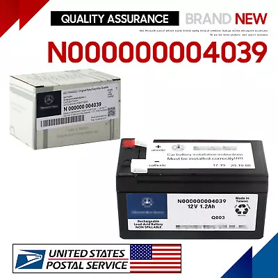 New Genuine For Mercedes-Benz Auxiliary Battery (2007-2023) OE 000000004039 • $60.39