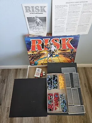 RISK Board Game Parker Brothers 1998 Game Of Global Domination. • $11