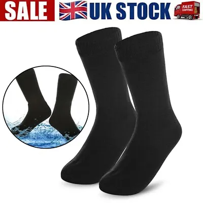 Waterproof Warm Outdoor Socks 100% Sharia'h Compliant - Jet Black UK • £12.99