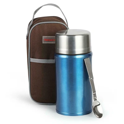 $26.98 • Buy Insulated Lunch Container Hot Food Jar 34 Oz Vacuum Soup Thermos With Spoon