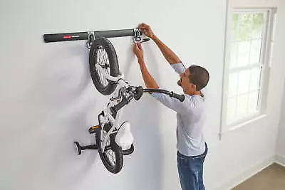 FastTrack Garage 3-Piece Bike Storage Kit With 32  Rail And 2 Vertical Hooks • $36.08