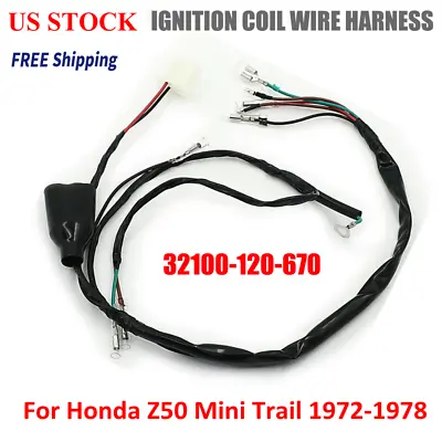 For Honda Z50A Z50 A Mini Trail 1972-1977 1978 Wire Wiring Harness Ignition Coil • $18.99