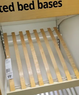 IKEA LURÖY Slatted Bed Base TWIN Solid Wood BRAND NEW • £76