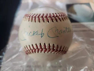 Mickey Mantle/Billy Martin/Bob Watson Yankees Signed Vintage Baseball Auto PSA • $799