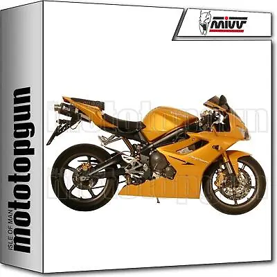 MIVV UT.006.LE Exhaust Hom Oval Carbon Triumph Daytona 675 2007 07 • $302.45