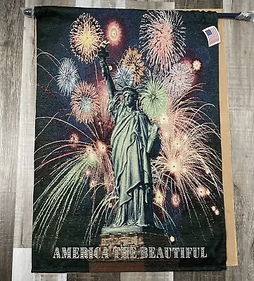 The Manual Woodworkers & Weavers Lady Liberty Lighted Wall Hanging  36x26 • $24.99
