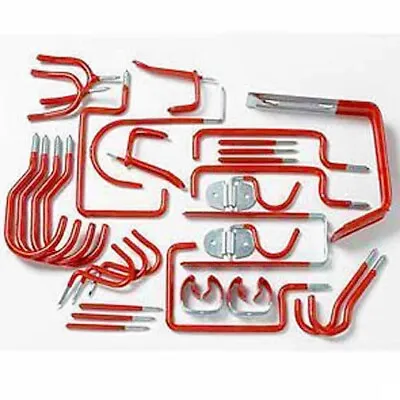 30Pc Storage Hook Set Bike Tool Garage Shed Ladder • £10.22