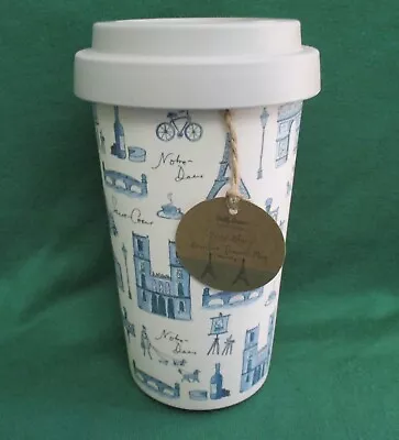 NWT - Milly Green Paris Icons Bamboo Travel Mug • $14.99