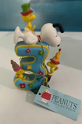 Snoopy #8193  Westland Giftware Vintage 3 Year Old Birthday Figure Figurine • $35