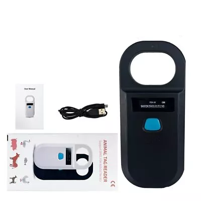 Tbeciuq Pet Microchip Scanner Rechargeable RFID EMID Micro Pet Chip Scanner 1... • $54.10