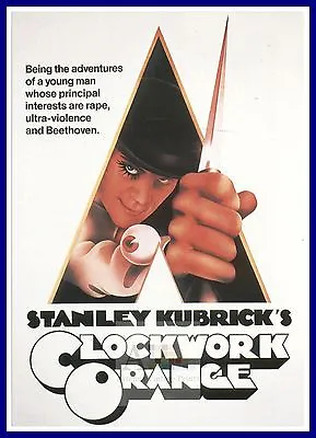 A Clockwork Orange Movie Poster A1 A2 A3 • £15.99