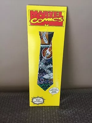 Marvel Comics Silver Surfer Necktie By Esquire Neckwear Inc 1992 With Comic • $49.99