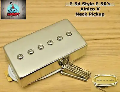 P-94 Style Humbucker Sized P-90 Neck Pickup Nickel ( Alnico 5 ) • $20.85