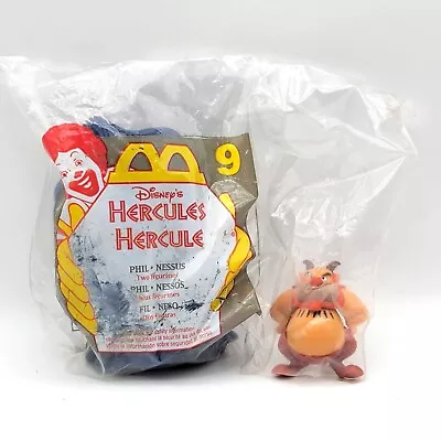 1996  McDonalds Happy Meal Toy Disney Hercules #9 Phil Nessus Sealed Pkg • $8.99