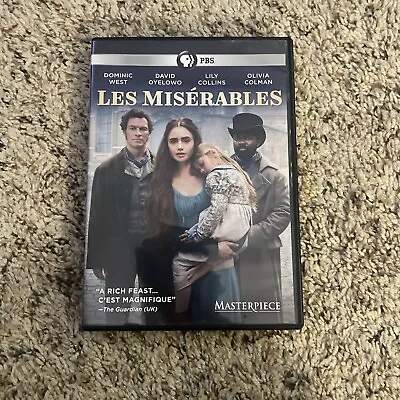 PBS Masterpiece: Les Misérables 2019 Miniseries New DVD Victor Hugo BBC 6 Hours • $25
