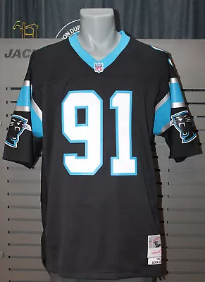 Mitchell And Ness NFL Legacy Jersey T-Shirt Carolina Panthers #91 Kevin Greene • £126.59