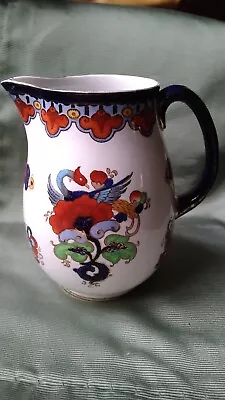 Losol Ware Jug Magnolia Bird Of Paradise Keeling & Co Burslem Pre 1921.   • £14.99