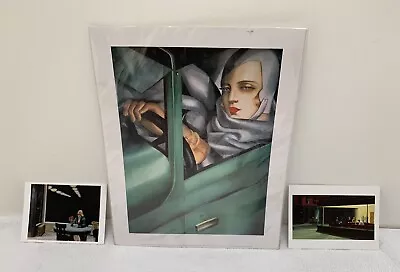 1 De Lempicka Print 2 Hopper Postcards • £11
