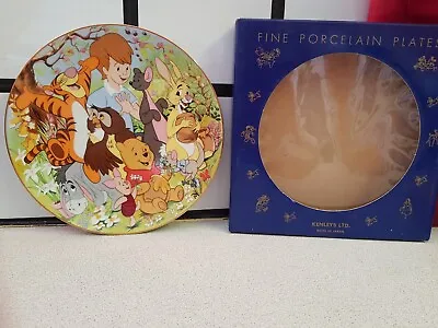 Disney Kenleys Cartoon Winnie The Pooh & Christopher  Robin Collectors Plate  • £29.99