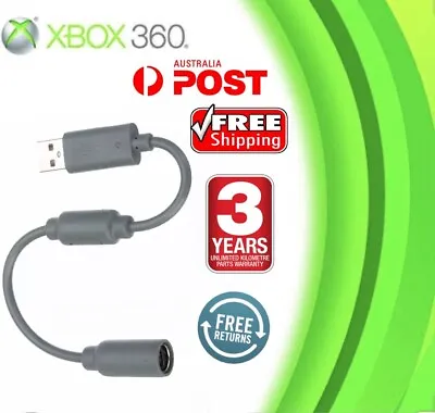 XBOX 360 Breakaway Cable To PC USB Adapter Computer Cord For Wired Controller • $14.95