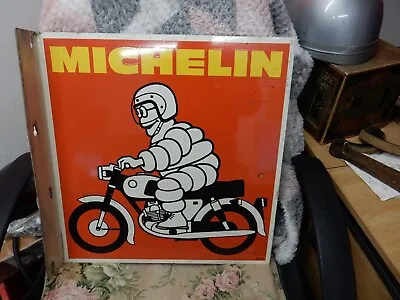 Original Double-sided Michelin Advertising Sign Ref   B5k • £380