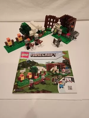 LEGO Minecraft: The Pillager Outpost (21159) Complete W/ Instructions • $25