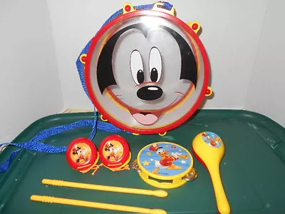   Mickey Mouse Party Band Drum With Maracas With Accessories MM Clubhouse  • $14.06