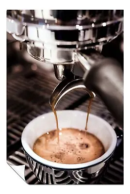 Dripping Espresso Coffee Artistic Poster Wall Art Home Decor • £9