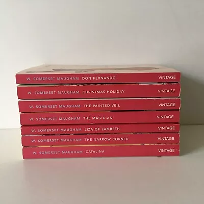 W. Somerset Maugham Book Bundle X 7 Paperback Vintage Paperbacks Edition • £16.95