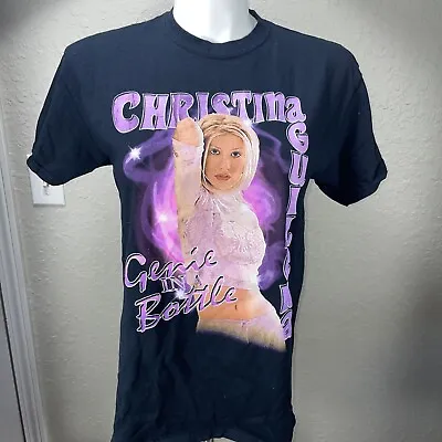 $44.99 • Buy Rare Christina Aguilera Genie In A Bottle Shirt Large Black Concert Music Tour