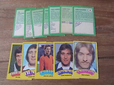 A&BC Scottish Football Green Back Cards - From 1974 - Pick Your Card Numbers! • £2.99