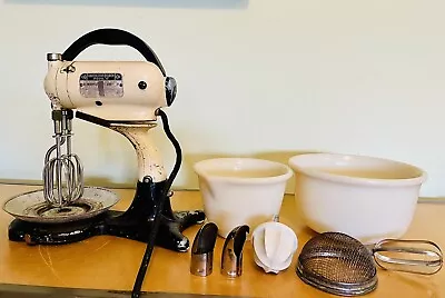 Vintage Hamilton Beach Model  D  Stand Mixer W/Accessories - Working! • $79