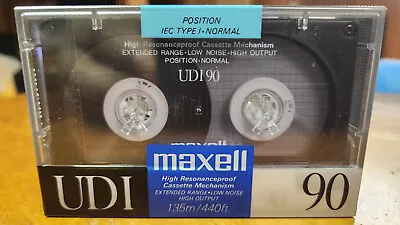 Maxell Ud I 90 Type I Blank Cassette Tape (sealed) Made In England • $12