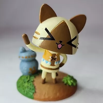 Monster Hunter Diary G Poka Poka 2  My Airou Felyne Palico Waving Figure • $10