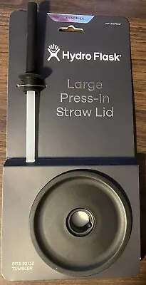 Hydro Flask PISLL001 Straw Lid - Black - Large Size For 32 Oz Tumbler • $10.49