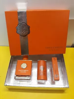 Vince Camuto Solare 3pc Gift Set Men-3.4 EDT Sp+2.5 Oz Deo Stick+Travel Spray • $26.50